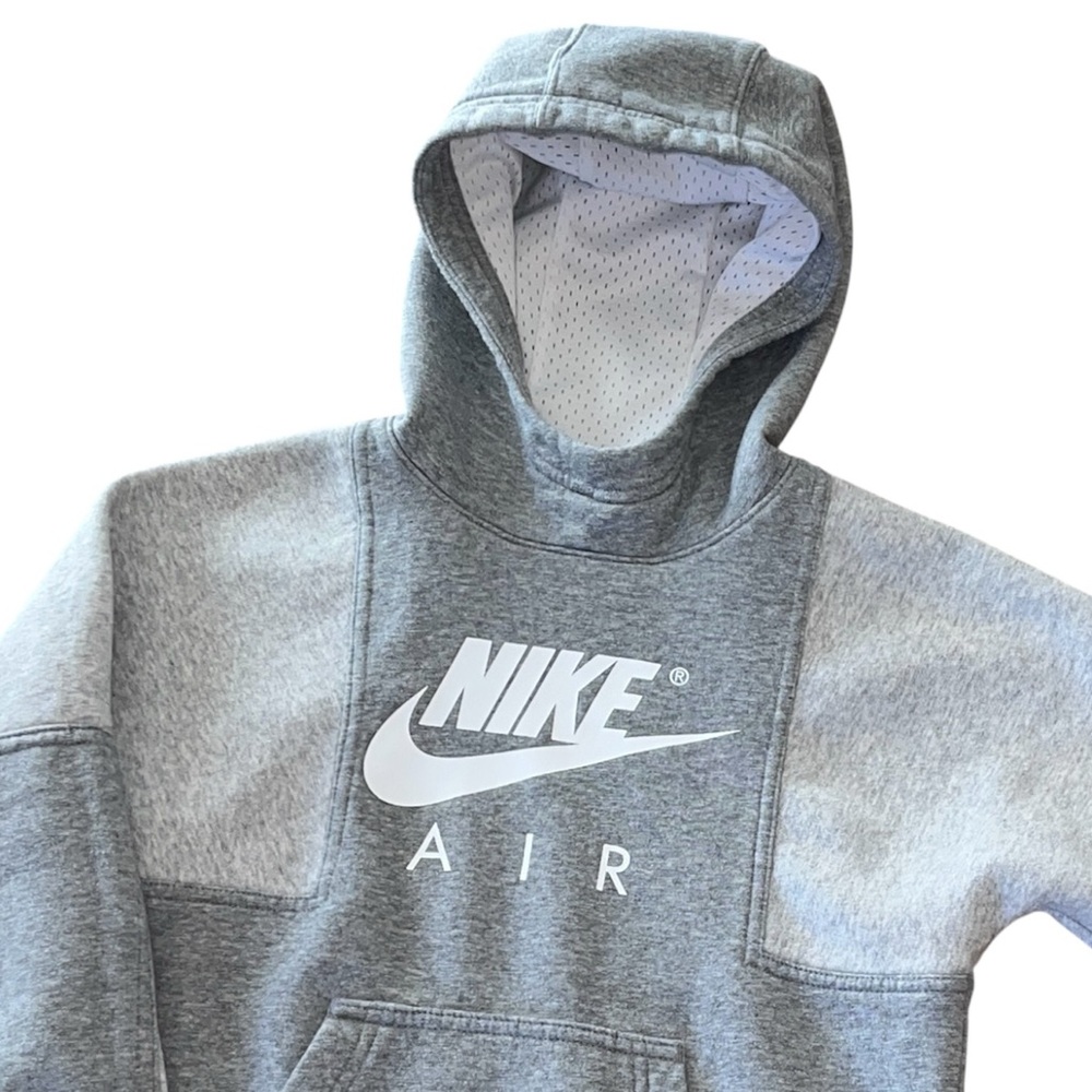 Nike Air Fleece Colorblock Hoodie “Get Over Your Fear Of Heights” Kids Size M